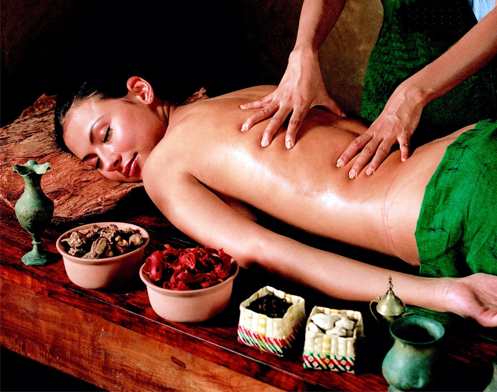 Sri Lankan wellness treatment.